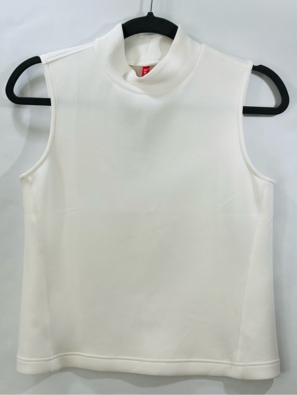 SPANX Sleeveless Mock Neck Camisole - White
